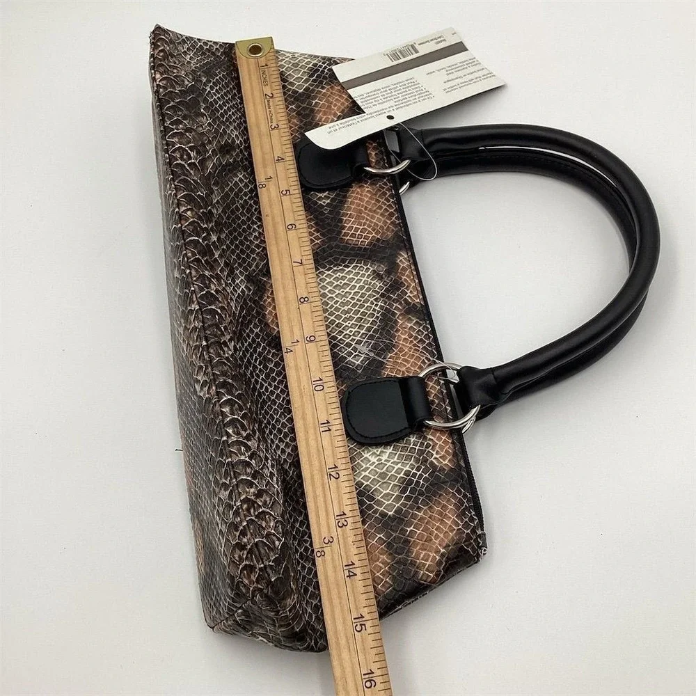 Primeware Insulated Wine Clutch Bag Multicolor Snake Skin‎ Design
